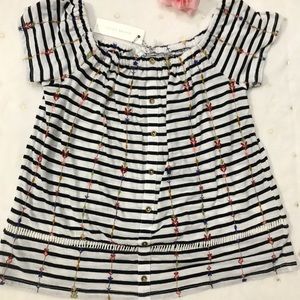 💕LUCKY BRAND black and white shirt ❤️🤗